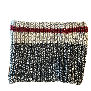 Roots Cabin Collection Neck Warmer Salt & Pepper Gray unisex
